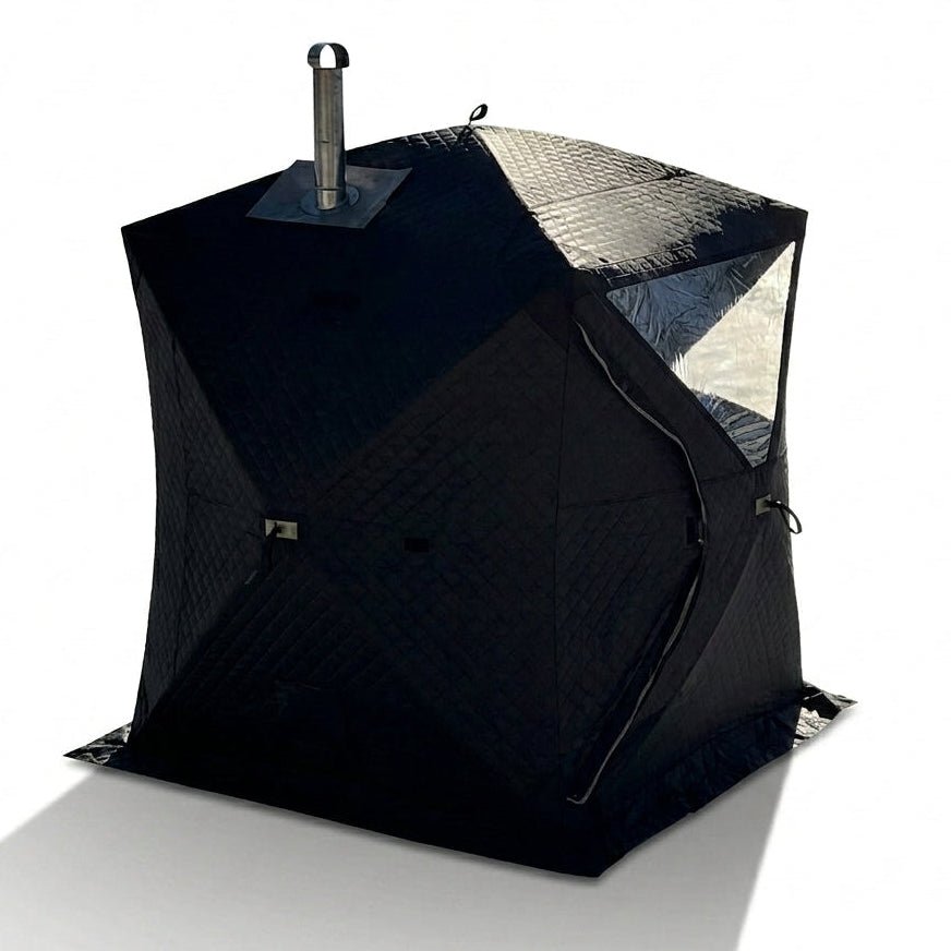 portable sauna tent v2 in black